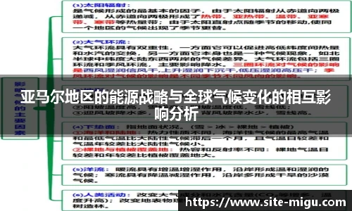 亚马尔地区的能源战略与全球气候变化的相互影响分析